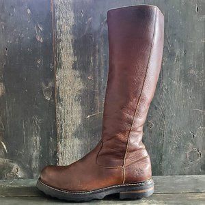 John Fluevog Brown Leather Tall Boot